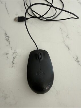 Dell Wired USB Optical Mouse - Black